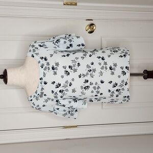 Loft Fleur Tiered Sleeve Top Size XSP